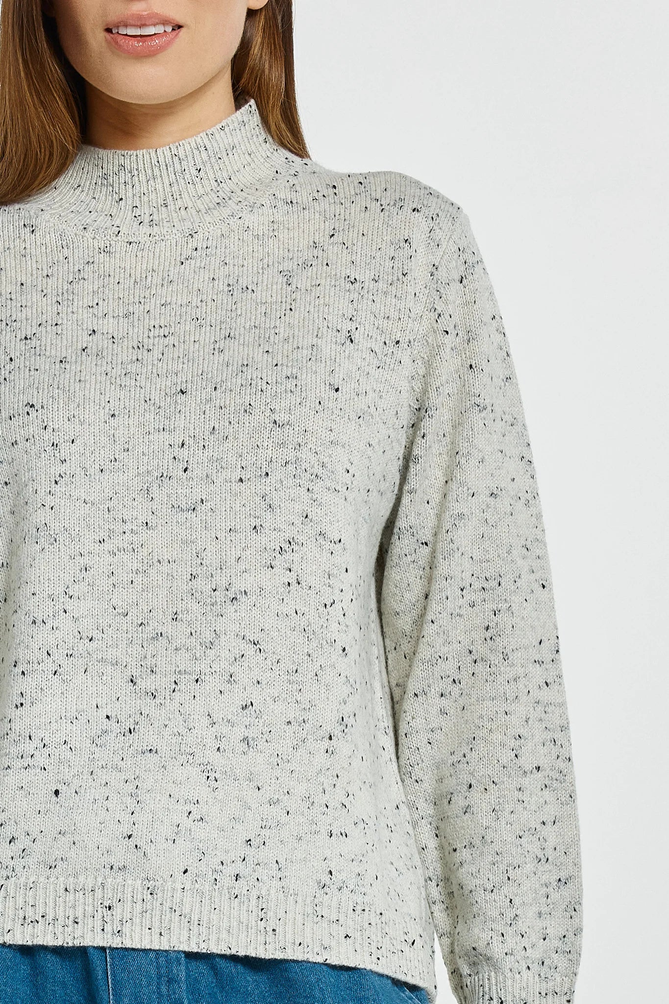 Betty Basics Carlin Knit Sweater Cream