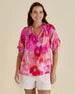 Betty Basic Joanne Blouse Floral Abstract Print-Pink