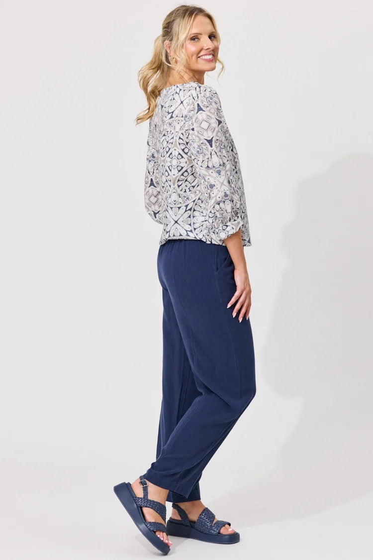 Lemon Tree Lolita Top Mosaic Print