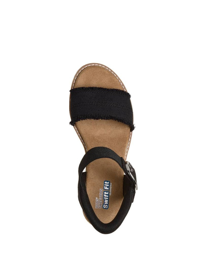 Skechers Slip-Ins: BOBS Desert Kiss - Frayed Fun Black