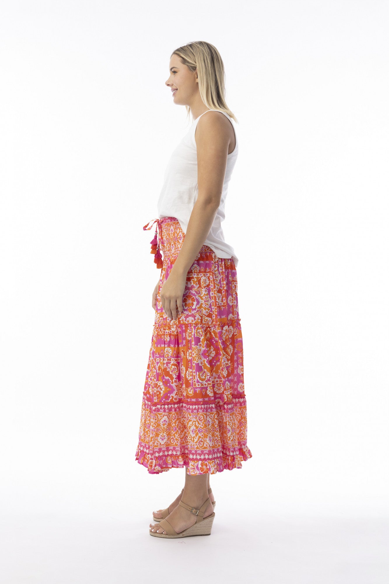 Orientique Montevideo Skirt Pink