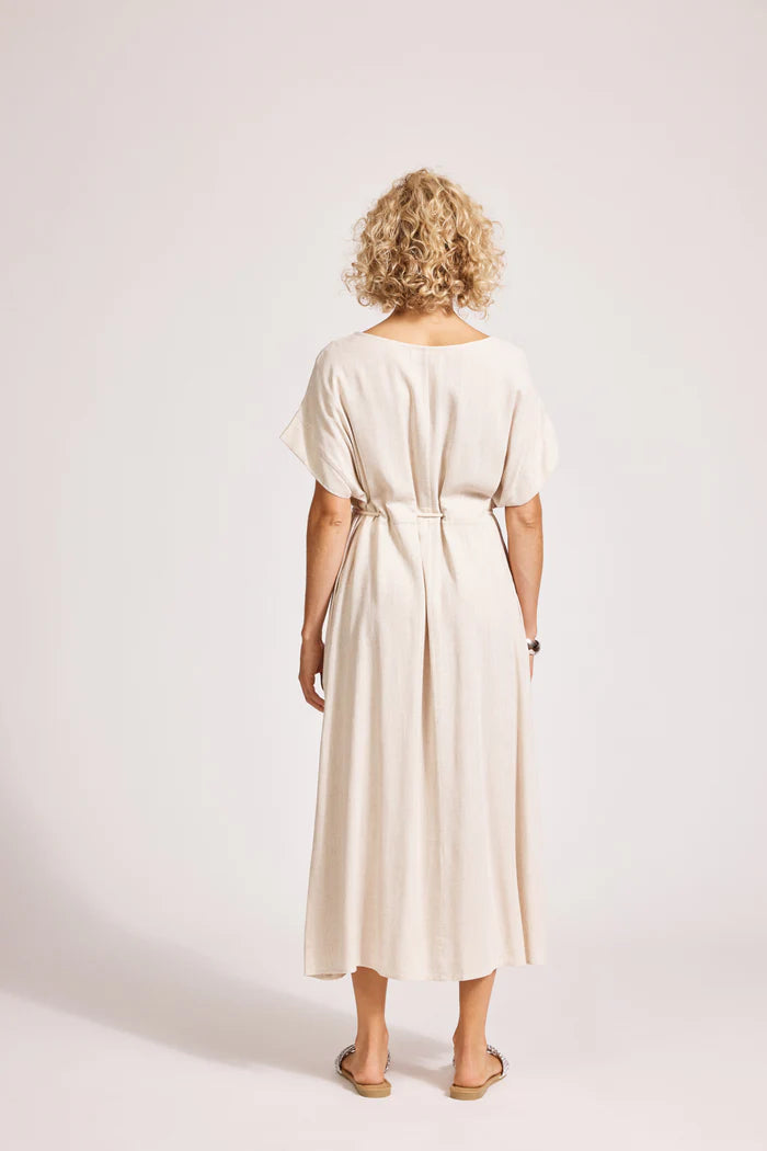 Eb & Ive Alesia Rope Tie Dress Tusk