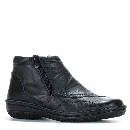 Cabello 5250-27 Crinkle Black Boot