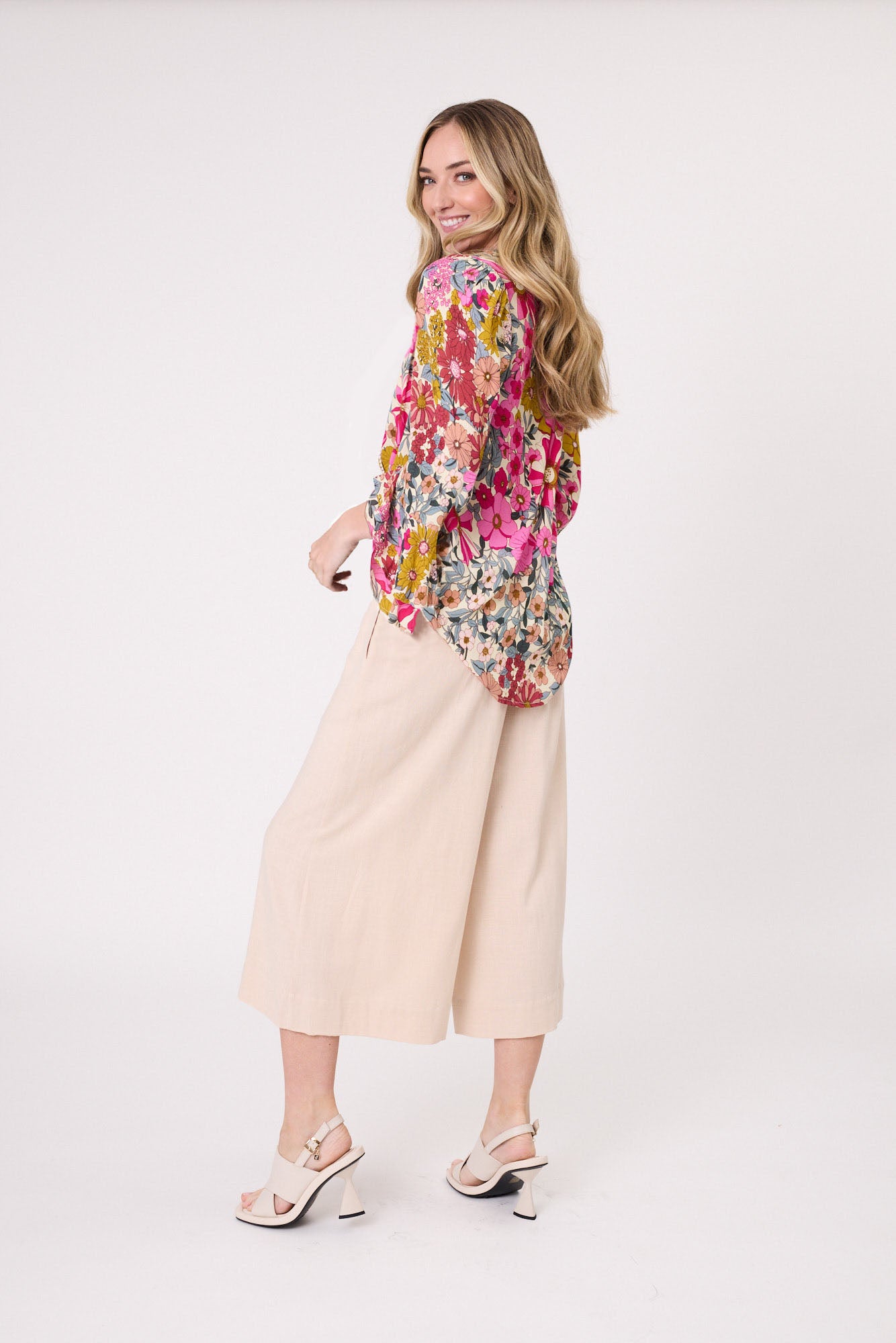 Lemon Tree Contessa Top Garden Print