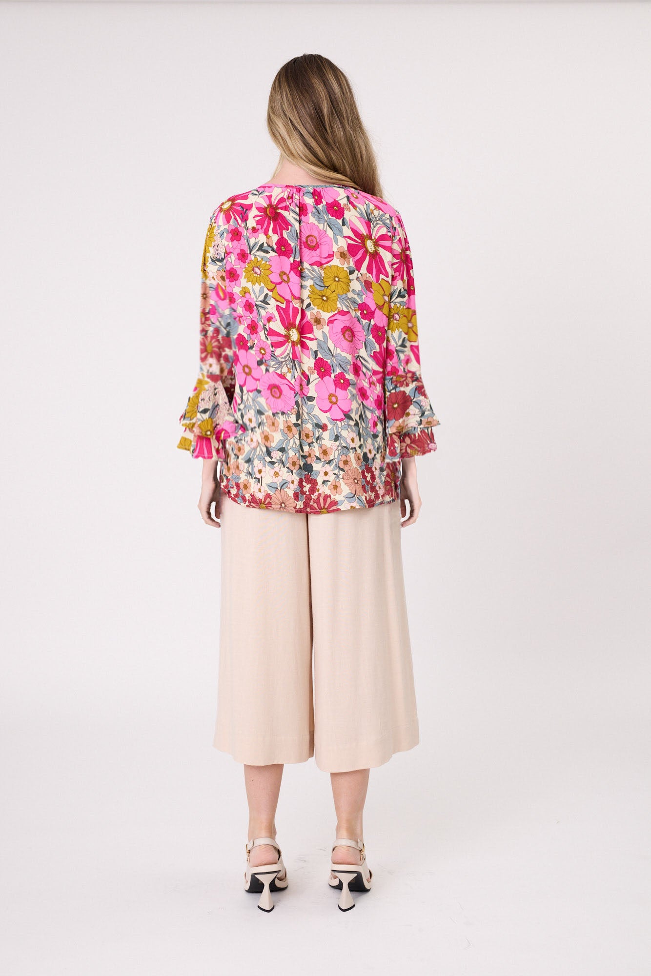 Lemon Tree Contessa Top Garden Print