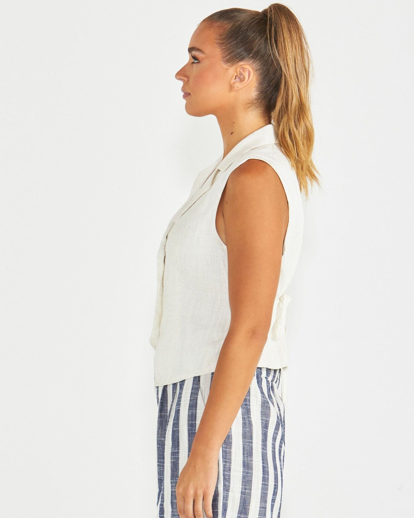 Sass Harley Vest Oat