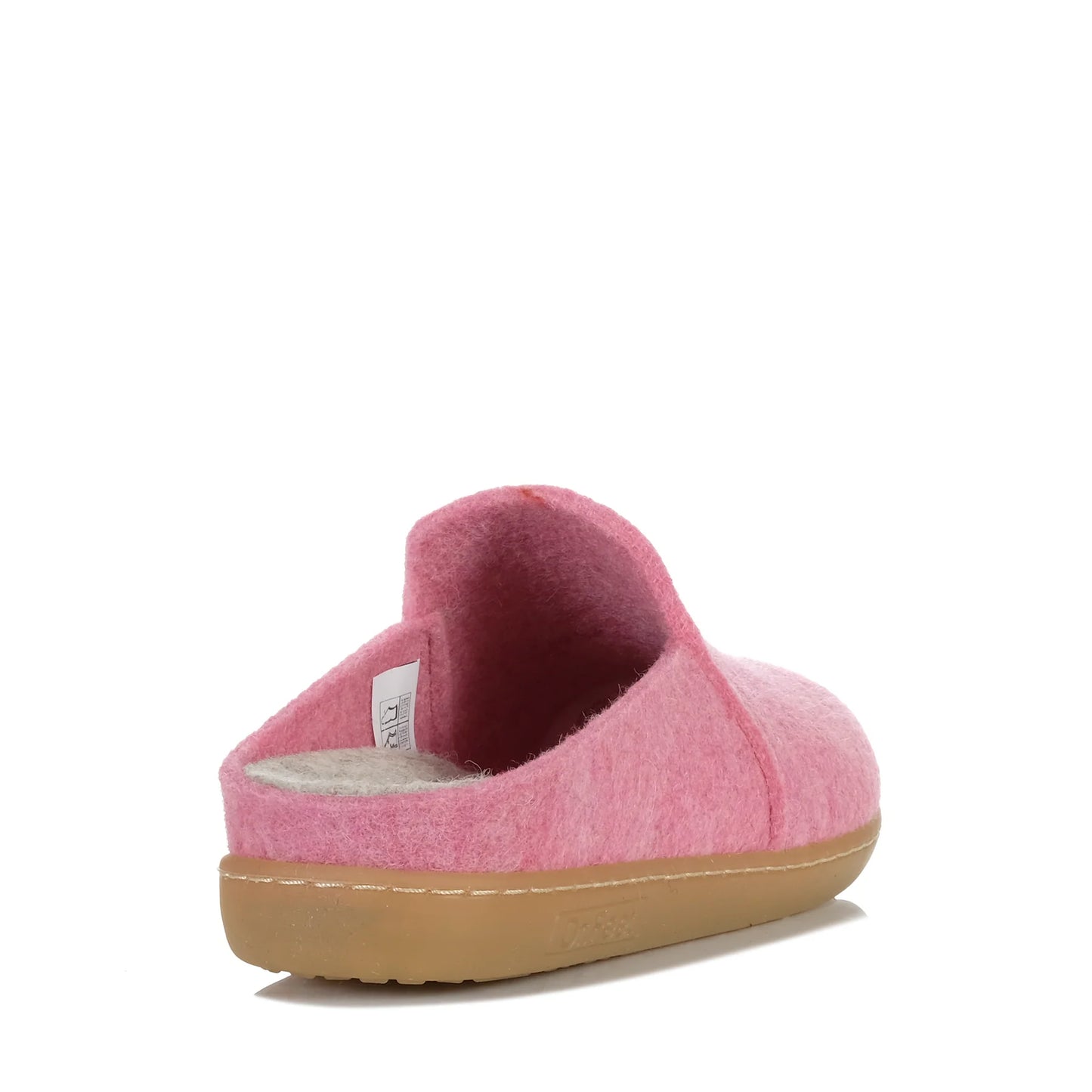 Dr Feet Hoops Felted Wool Slippers Pink