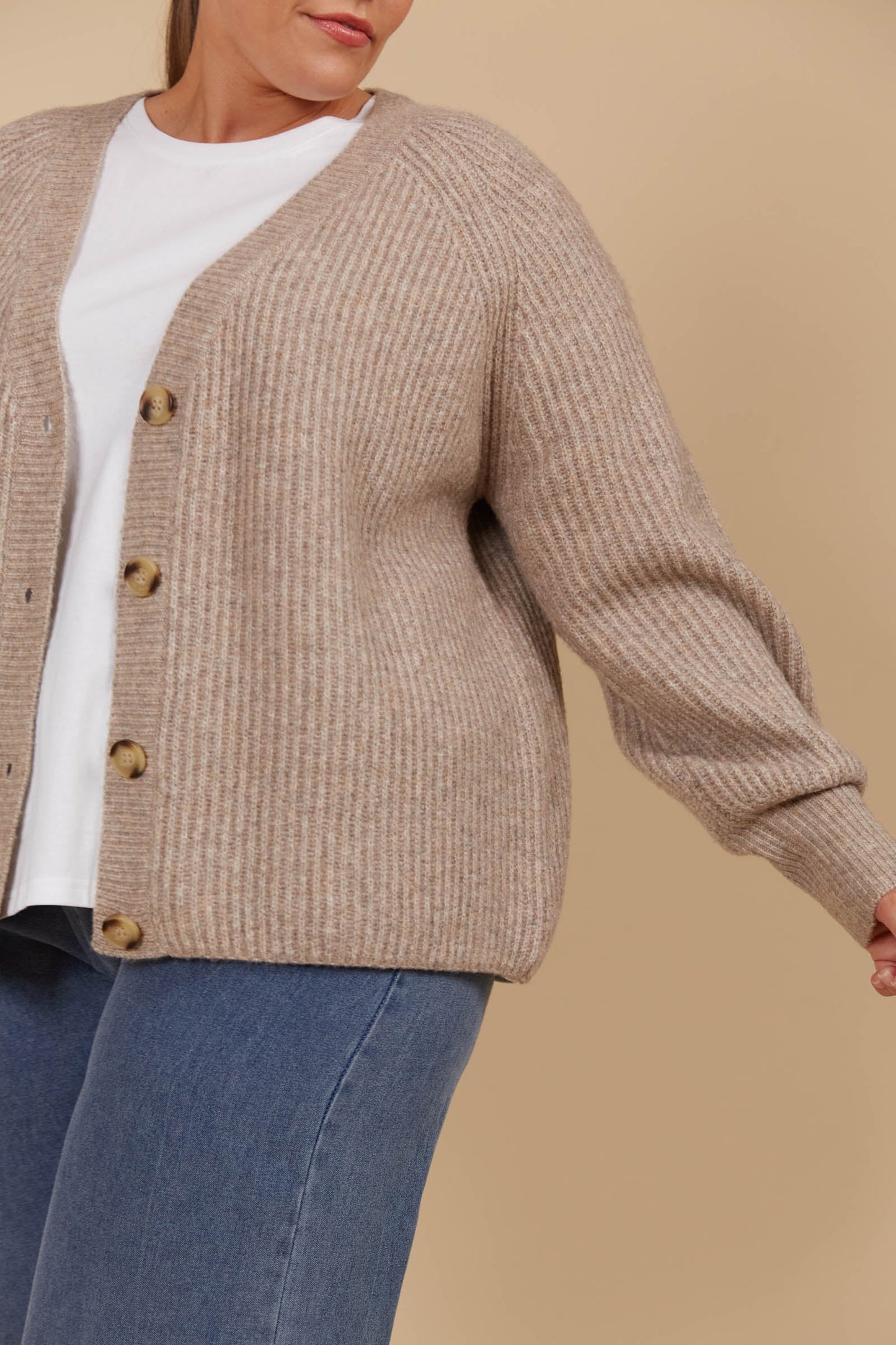 Isle of Mine Miru Cardigan Taupe