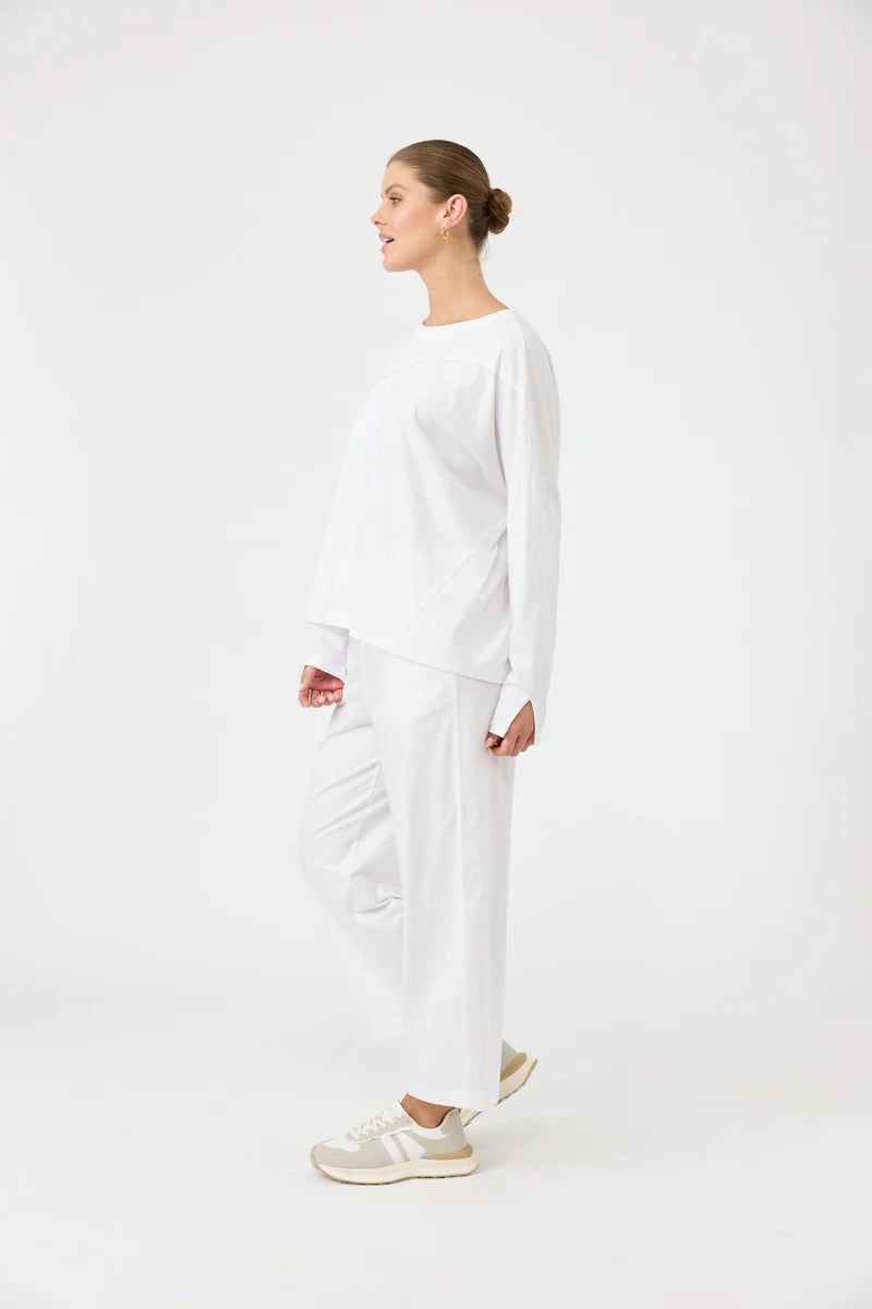 Studio Traveller LS Top White