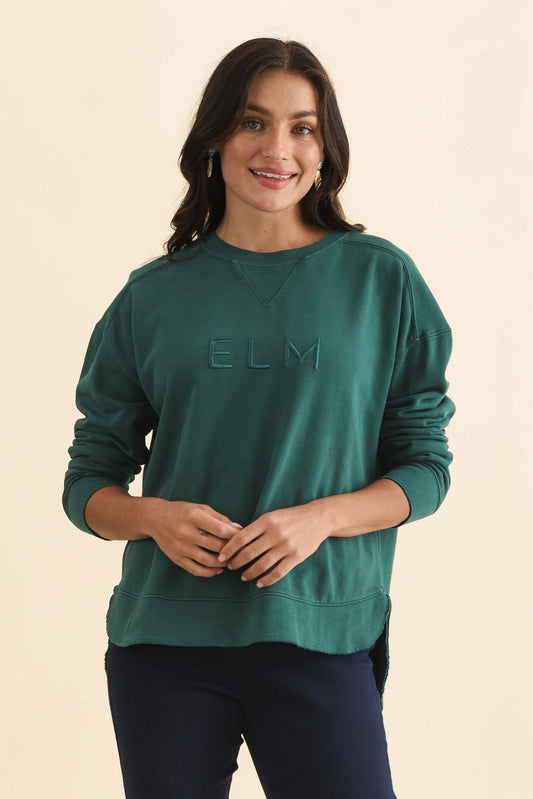 Elm Established Crew Teal