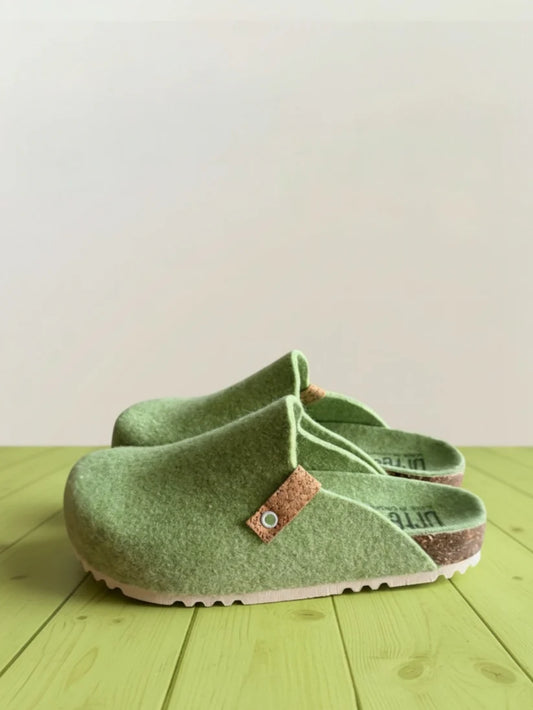 Dr Feet Hef Lime Slipper