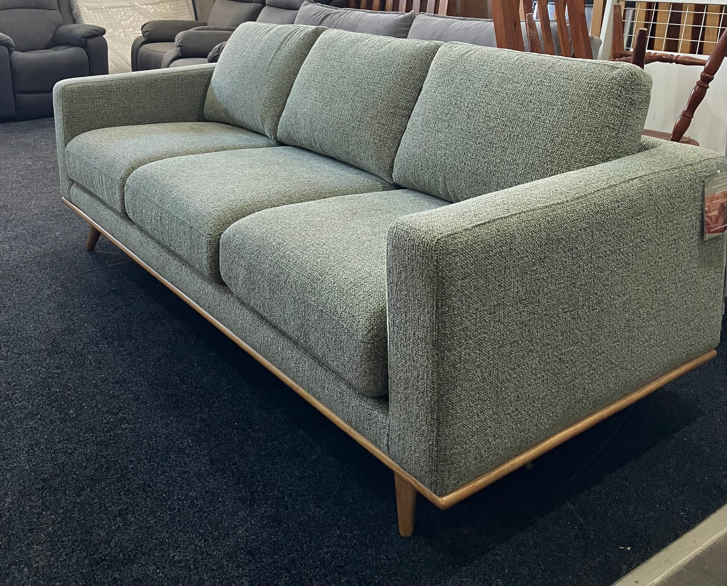 Willow 3 Seater Sofa Green