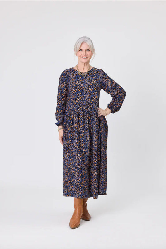 Lemon Tree Kimmi Dress Blue Cat