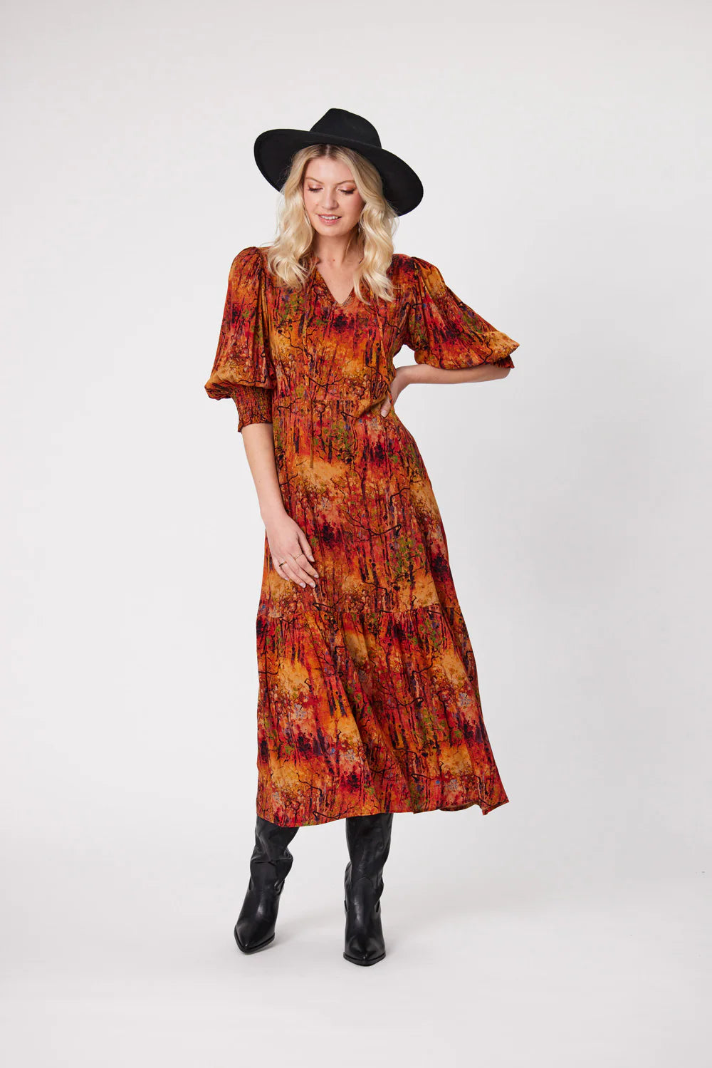Lemon Tree April Dress Auburn