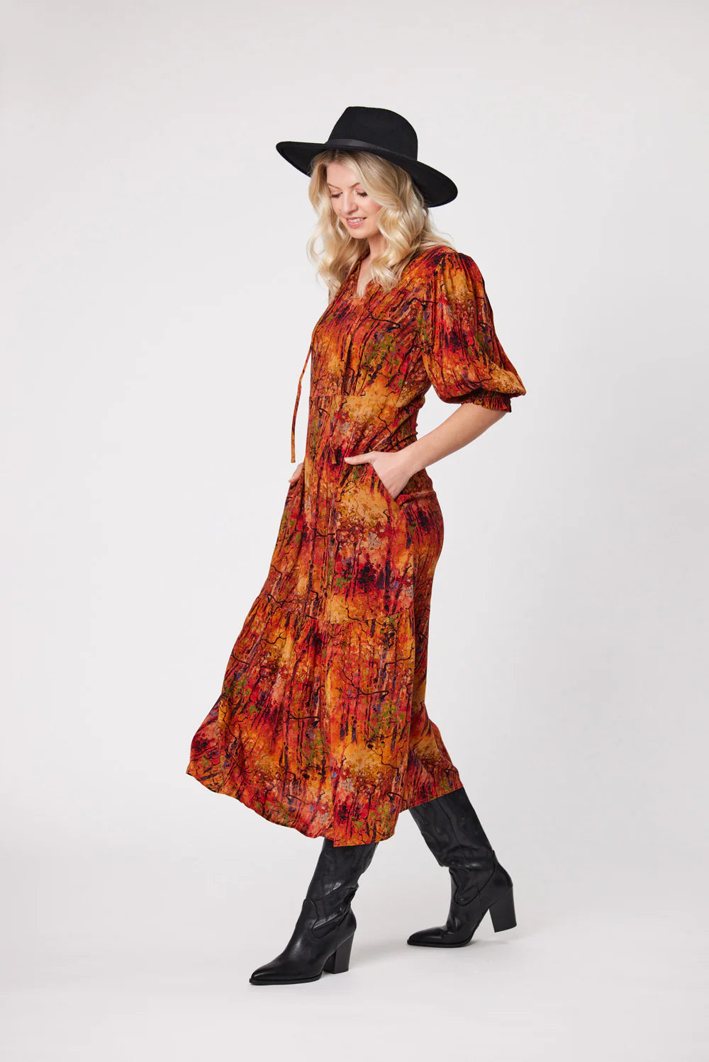 Lemon Tree April Dress Auburn