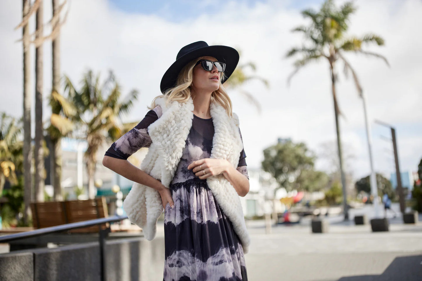 Lemon Tree Sarai Dress Dark Clouds