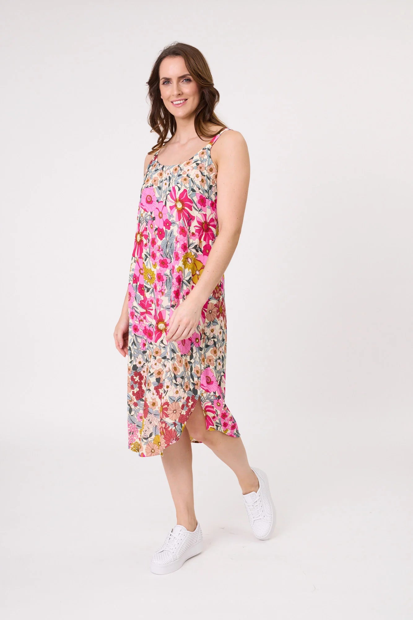 Lemon Tree Maddie Dress Garden Print