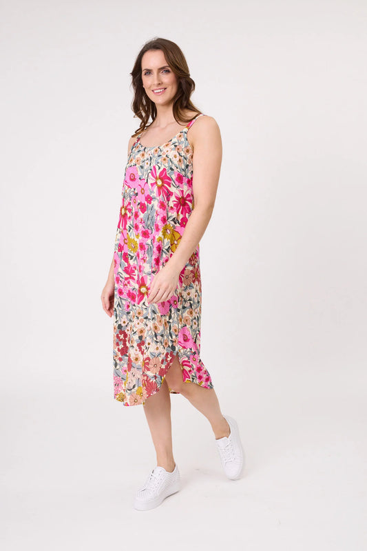 Lemon Tree Maddie Dress Garden Print
