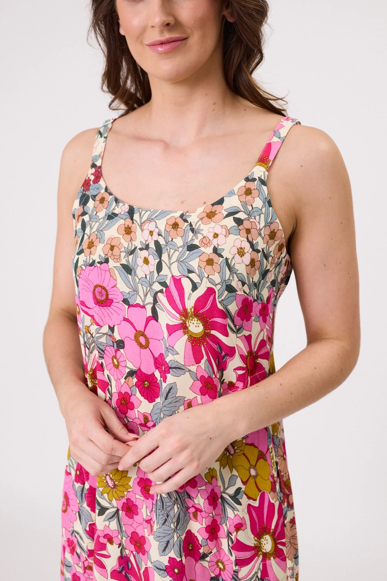 Lemon Tree Maddie Dress Garden Print