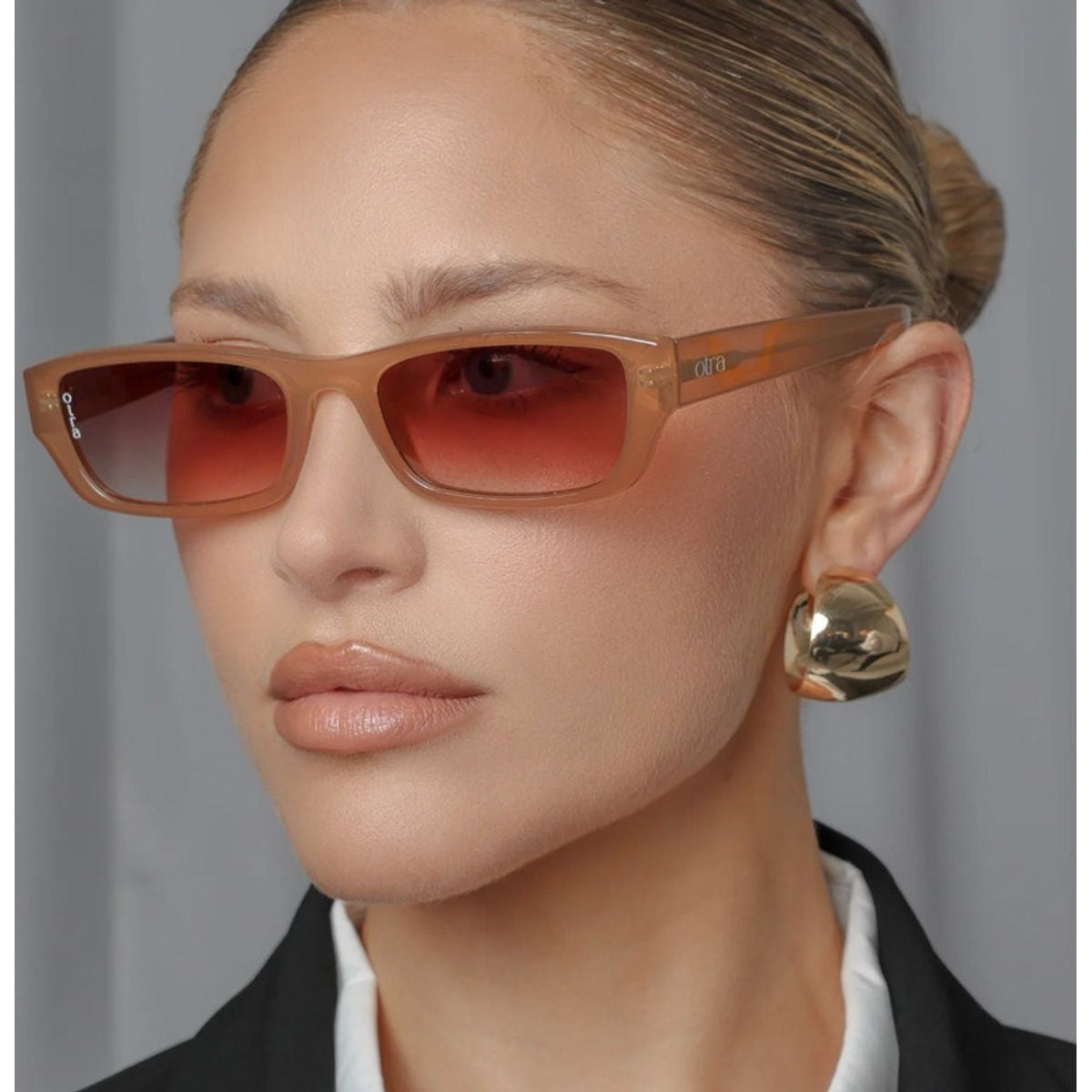 Otra Mabel Transparent Coffee/Brown