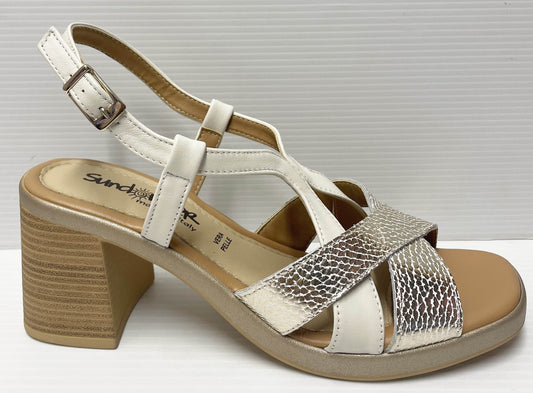 Sundowner Ambra Gold/Bone Sandal