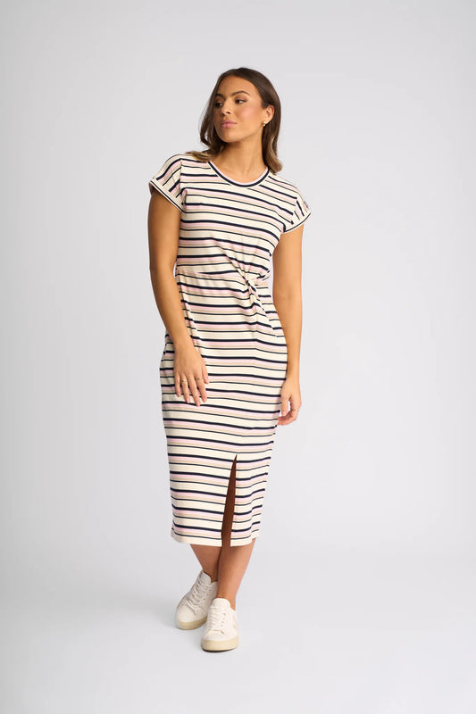Knewe Parker Dress Ink/Pink