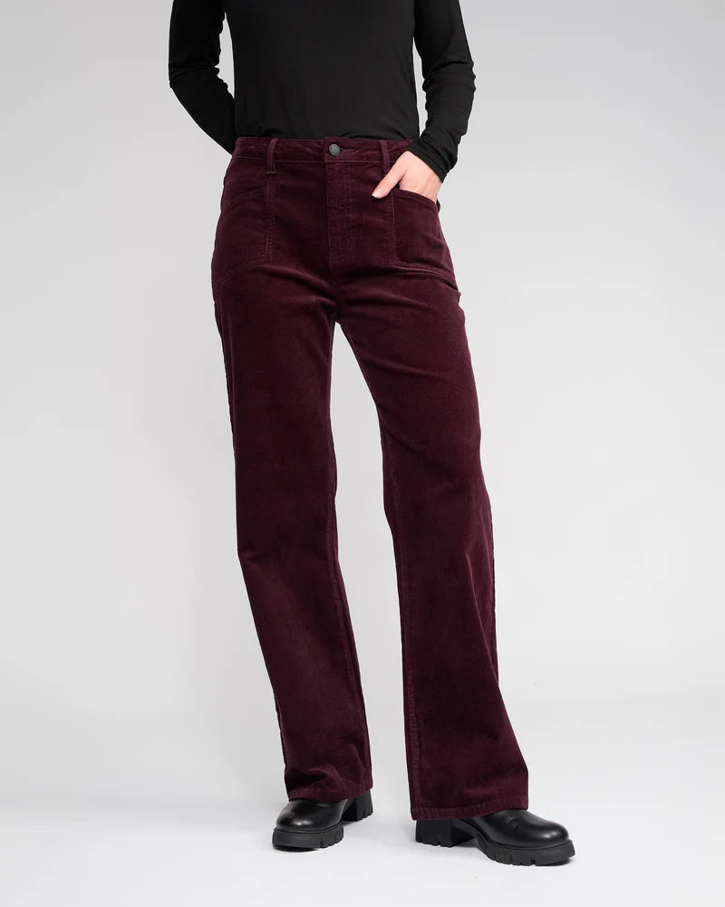 Knewe Dallas Cord Pant- Raisin