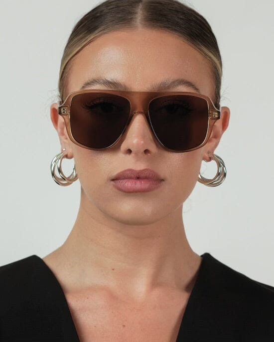 Otra Mikki Transparent Espresso/Brown sunglasses