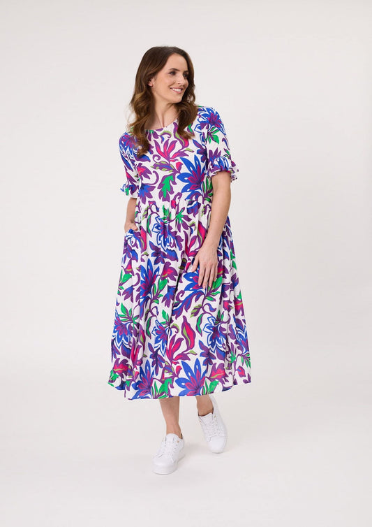 Lemon Tree Madonna Dress Floral Print