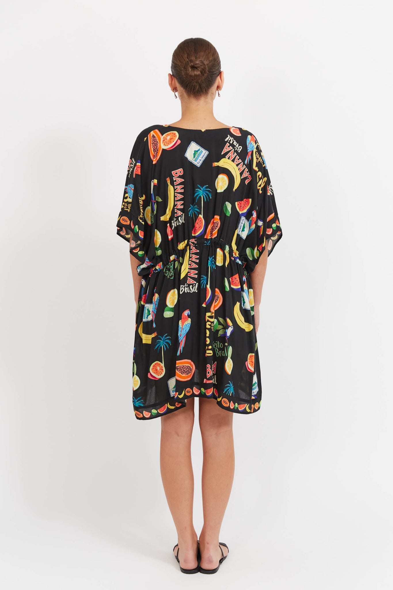 Haven Cabana Dress-Brasil Black