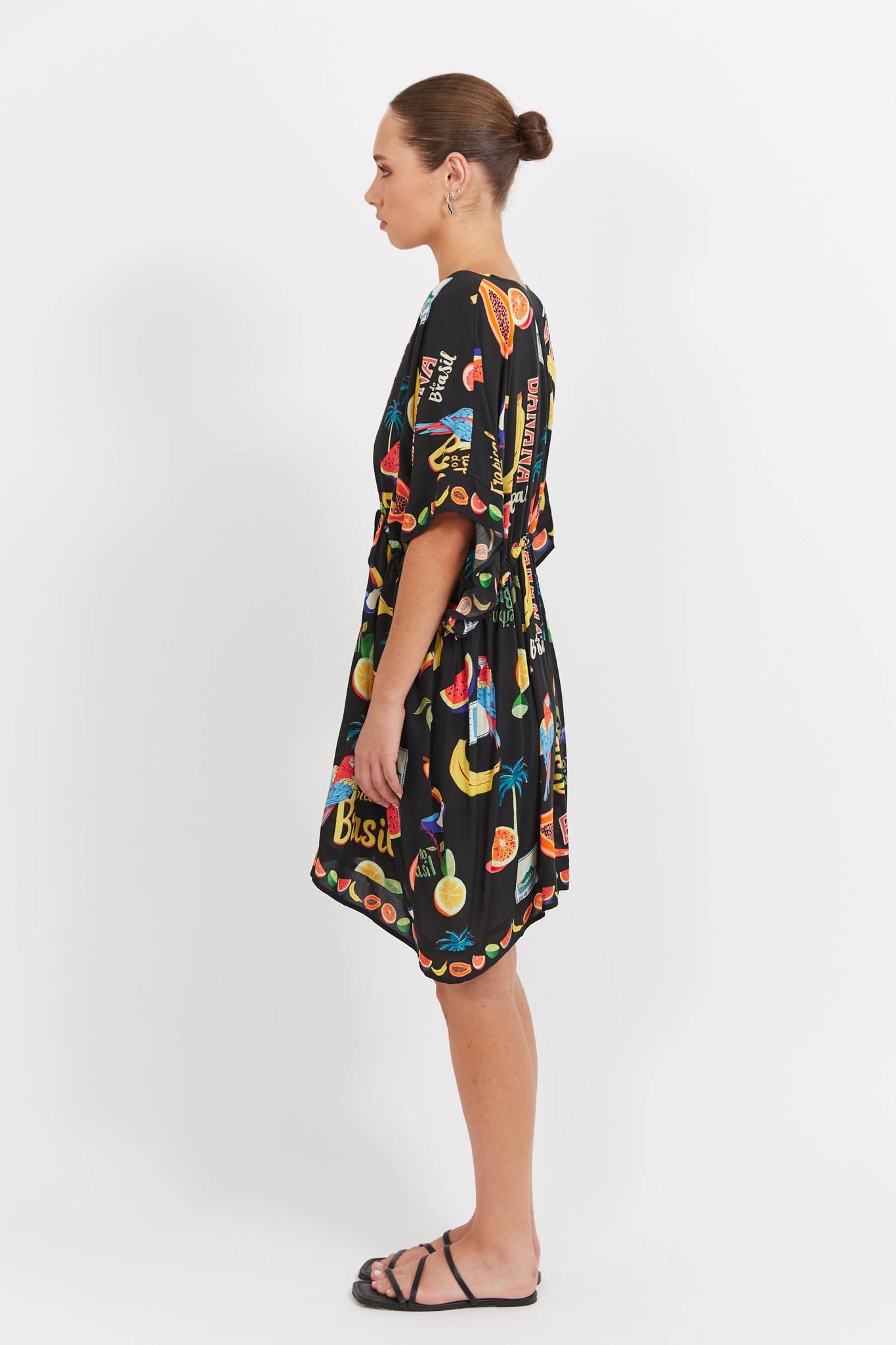 Haven Cabana Dress-Brasil Black