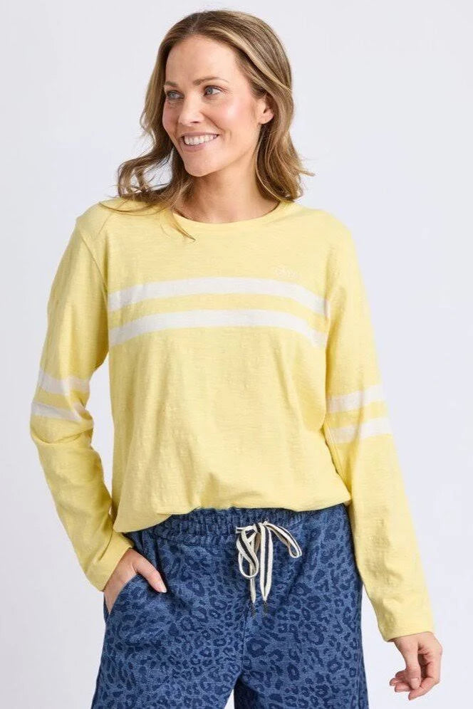 Elm Adora L/S Tee- Pale Lemon