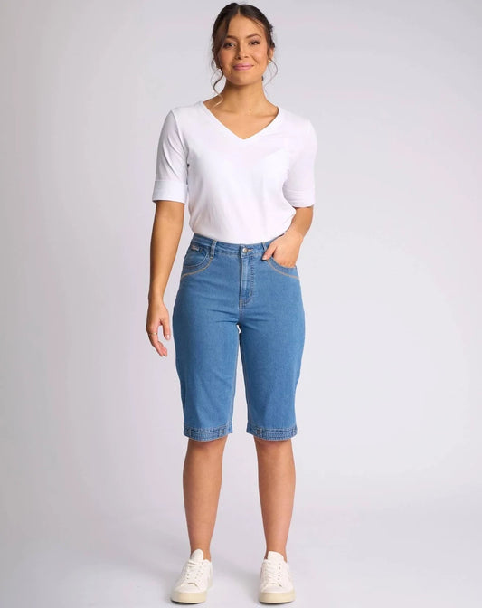 Vassalli Custom Short Denim-Light Denim