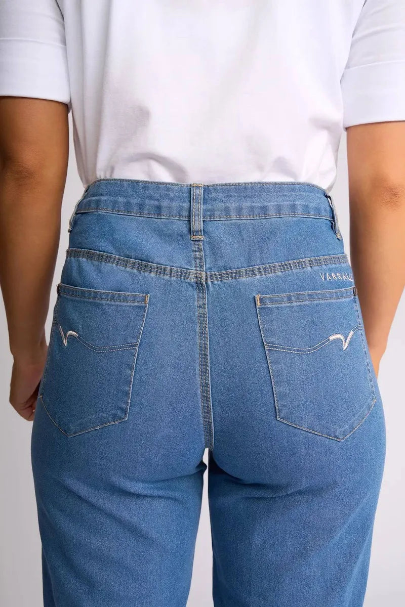 Vassalli Custom Short Denim-Light Denim