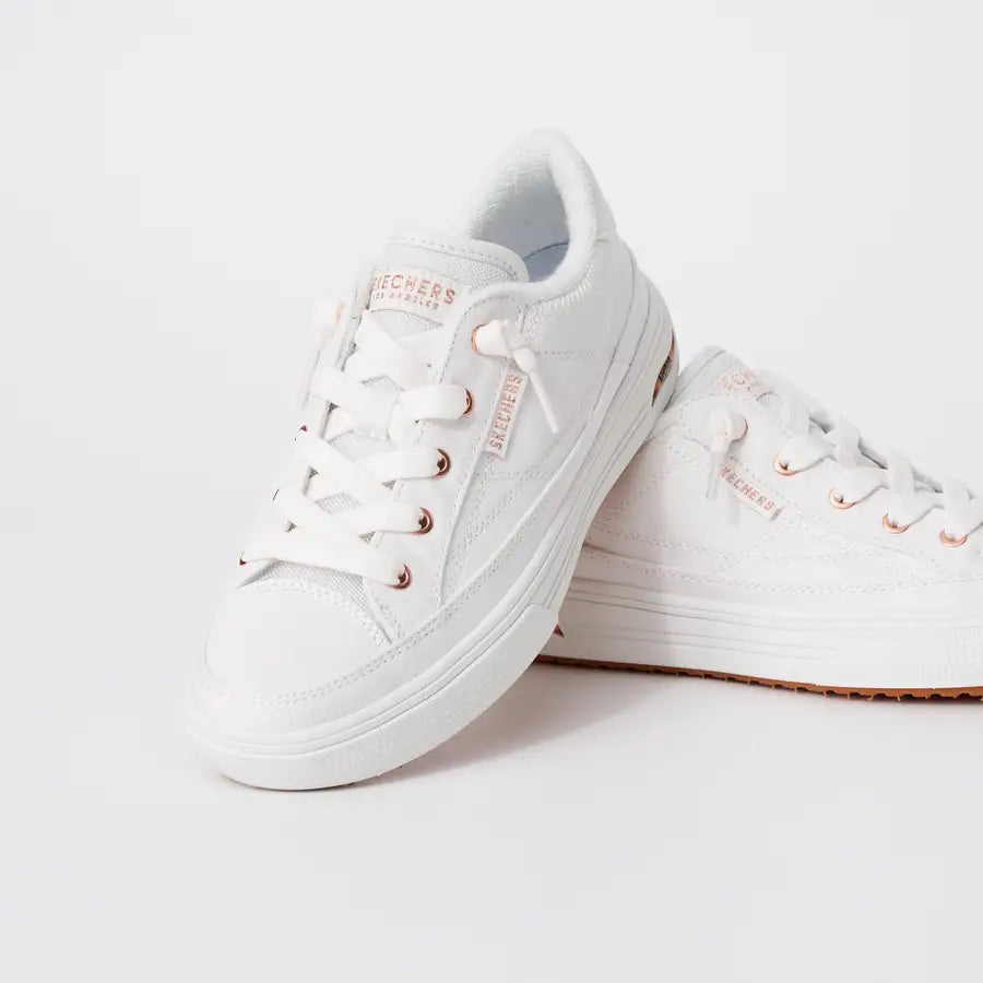 Skechers Archfit Arcade Meet ya there -White