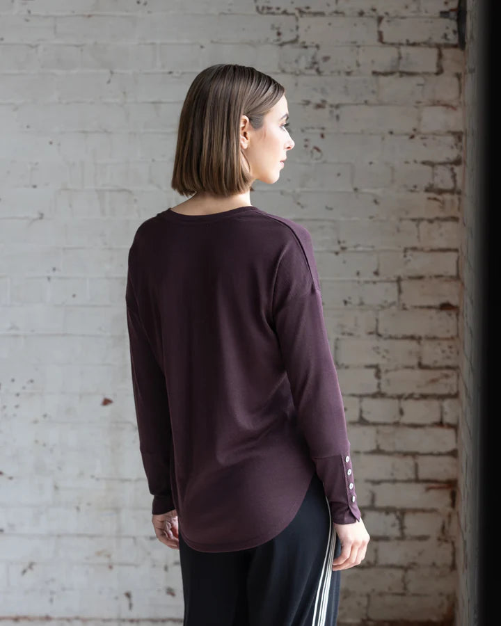 Vassalli Merino Veni Top- Berry