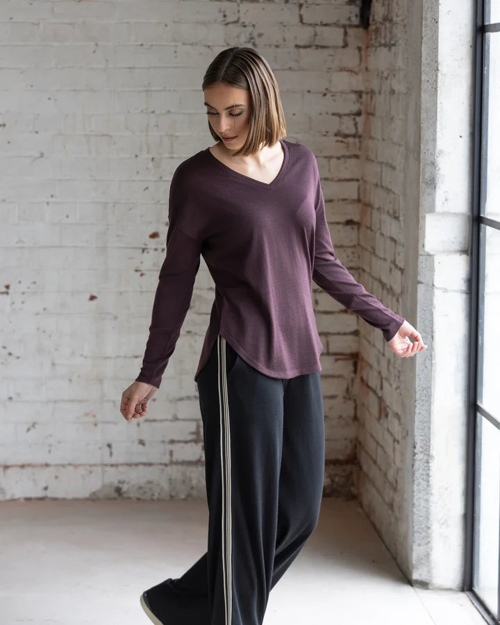 Vassalli Merino Veni Top- Berry
