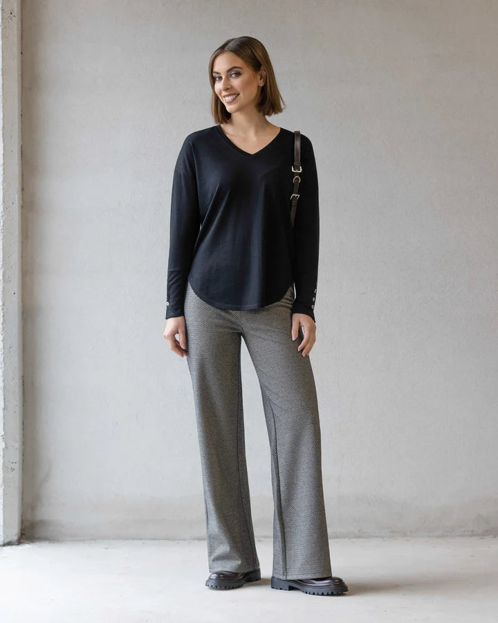 Vassalli Merino Veni Top-Black