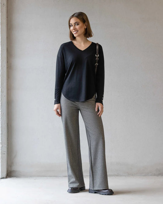 Vassalli Merino Veni Top-Black