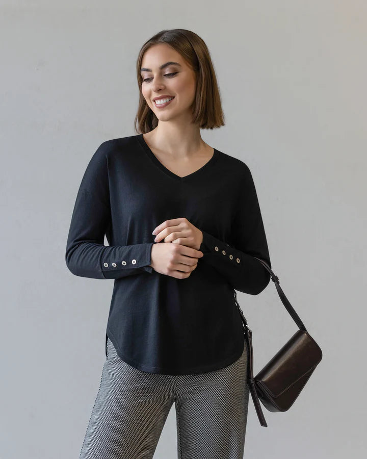 Vassalli Merino Veni Top-Black